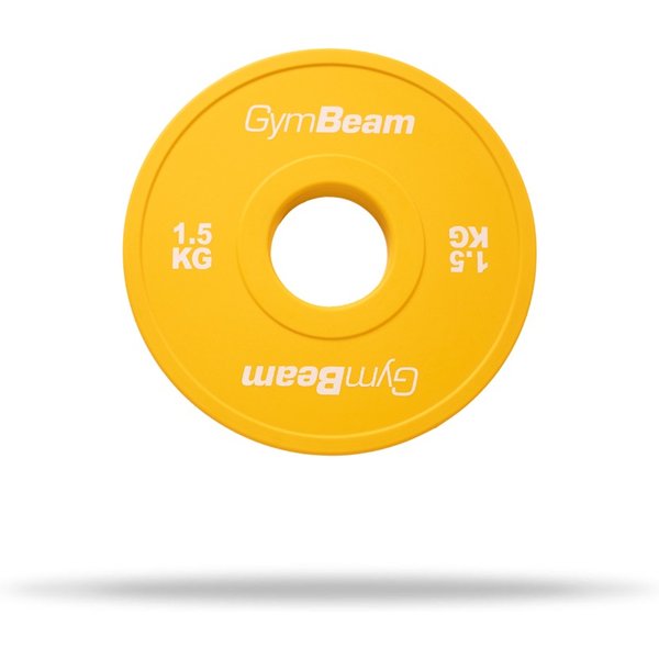GymBeam Gummi Bruchhantelscheibe 51 mm 1.5 kg