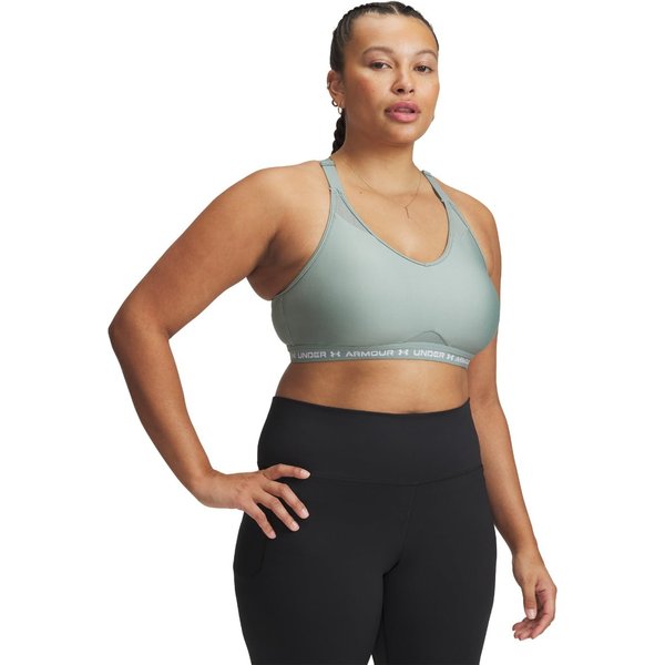 Under Armour Crossback Low Sport Bra Green M