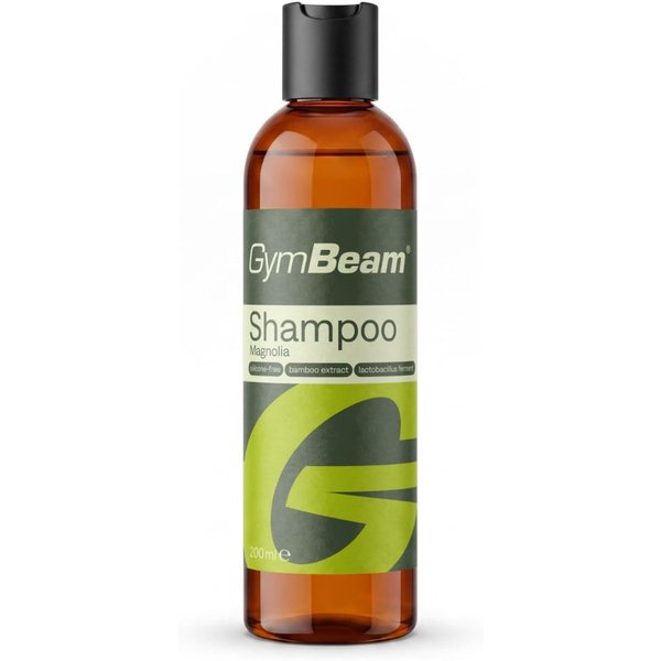 GymBeam Natürliches Shampoo mit Bambusextrakt Magnolia 200 ml