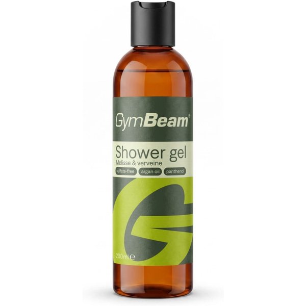 GymBeam Natürliches Duschgel Melisse & Verbene 200 ml