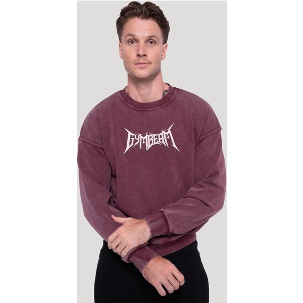 GymBeam Spike Sweatshirt in Burgundy M