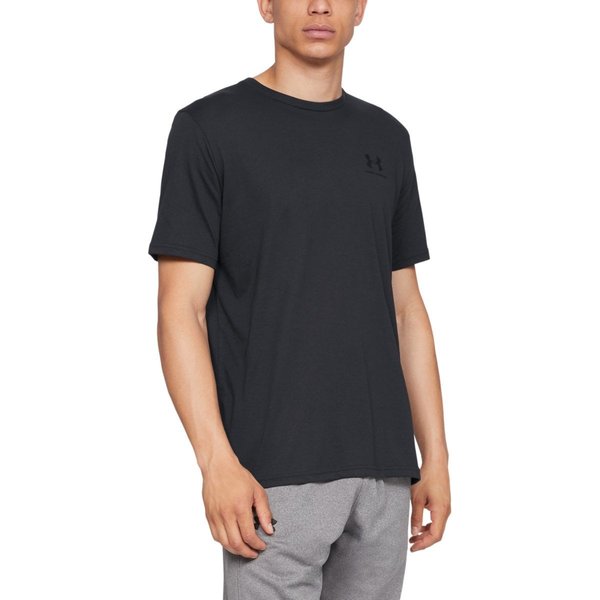 Under Armour Tričko Sportstyle Left Chest SS Black S
