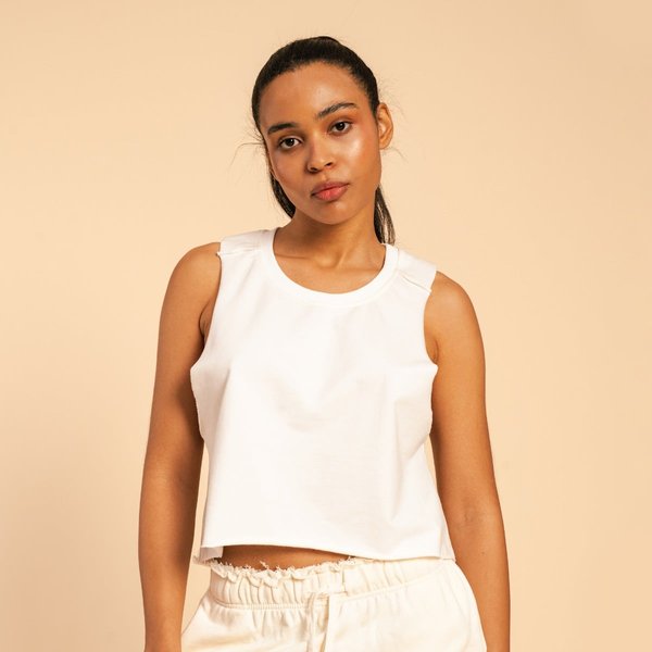 BeastPink Serenity Tanktop für Frauen in Ivory L