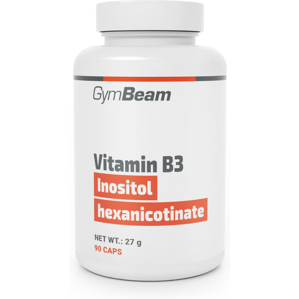 GymBeam Flushfreies Niacin (Vitamin B3) 90 Kapseln