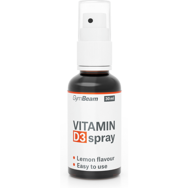GymBeam Vitamin D3 Spray (1000 IU) 30 ml Zitrone