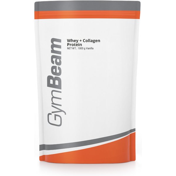 GymBeam Whey + Kollagen Protein 1000 g Vanille