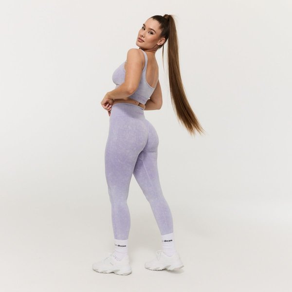 GymBeam LIFT Nahtlose Leggings für Frauen in Violet L