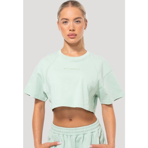 GymBeam Mochi Cropped T-Shirt für Frauen in Green L