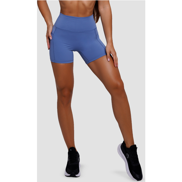 GymBeam FIT Shorts für Frauen Steel Blue M