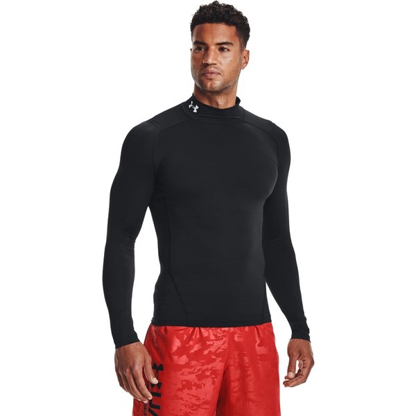Under Armour Men‘s compression t-shirt HG Armour Comp Mock LS Black S