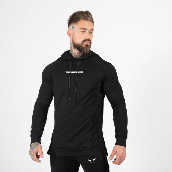 SQUATWOLF Sweatshirt Statement Hoodie Black XL