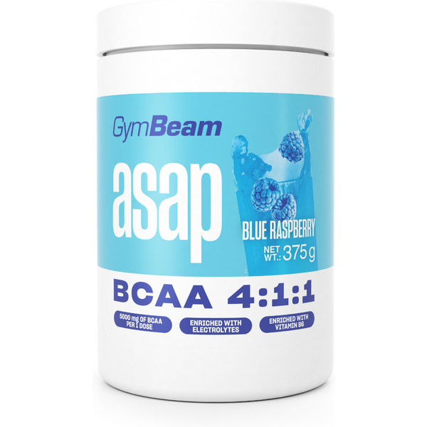 GymBeam ASAP BCAA 375 g blaue Himbeere
