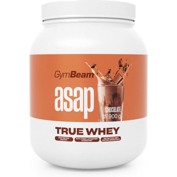 GymBeam ASAP True Whey 900 g Schokolade