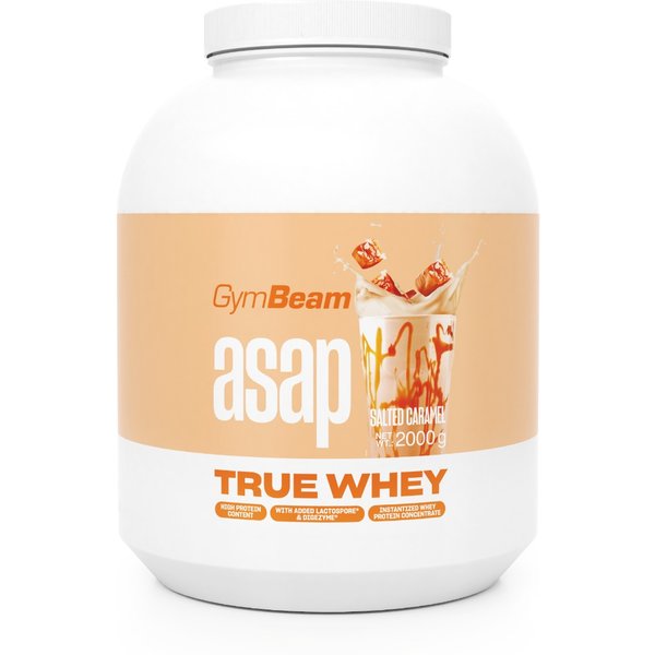 GymBeam ASAP True Whey 2000 g Salted Caramel