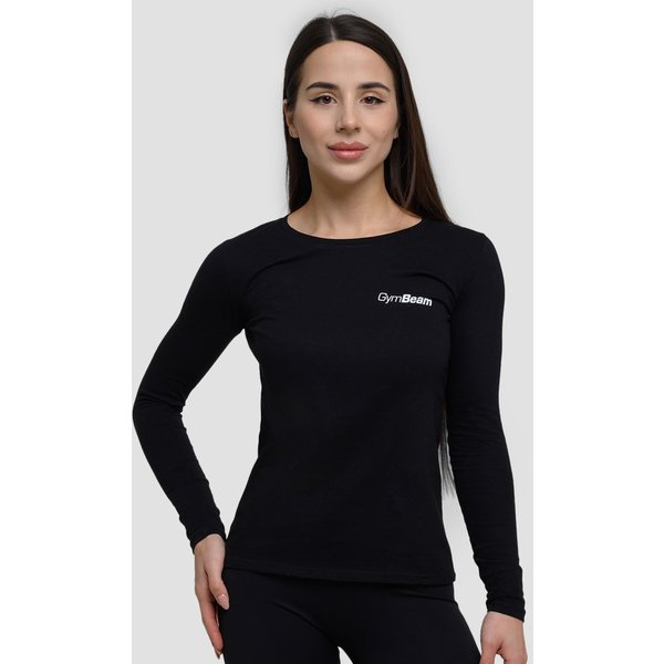 GymBeam Basic Langarm T-Shirt in Black S