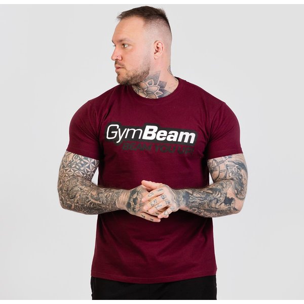 GymBeam Beam T-Shirt Burgundy S