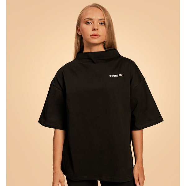 BeastPink Bliss Oversized Top für Frauen in Black S