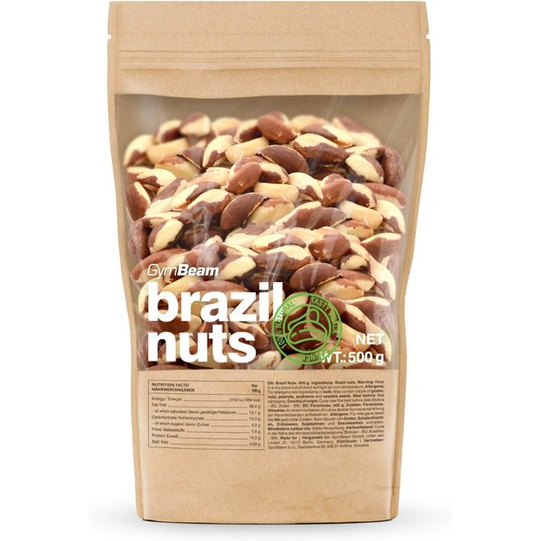 GymBeam Paranüsse 500 g Ungesalzen
