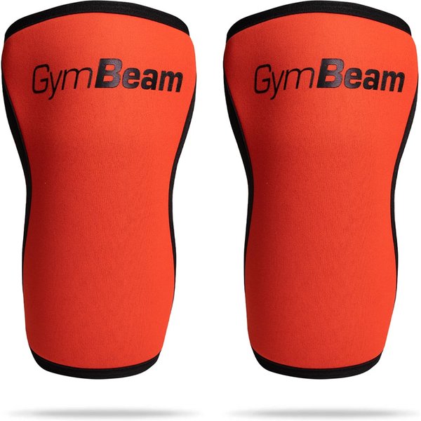 GymBeam Conquer Neopren Kniebandage in Red M