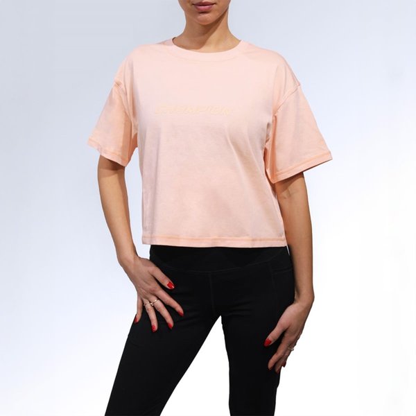 Champion Cropped T-Shirt für Frauen in Peach S