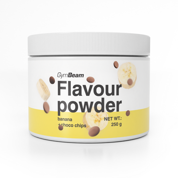 GymBeam Flavour Powder 250 g Banane mit Schoko-Chips