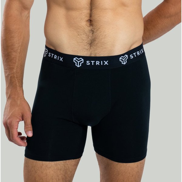 STRIX Essential Boxershorts für Männer 2er-Pack in Black M