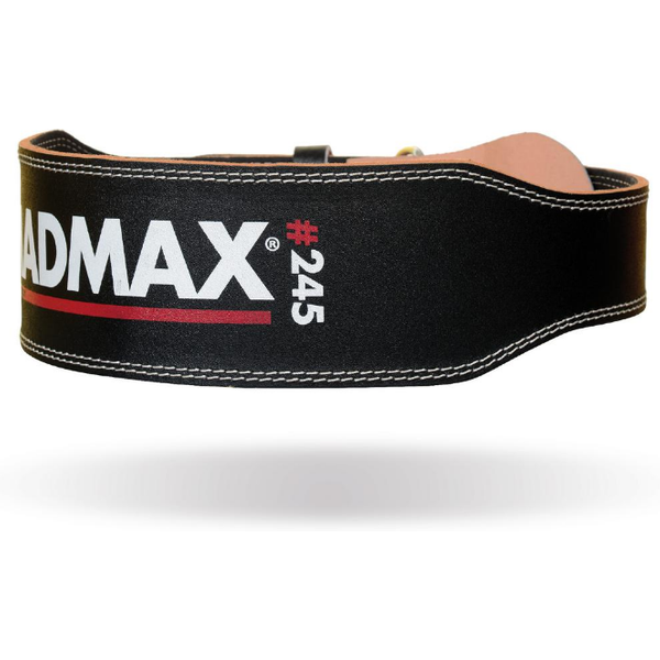 MADMAX Fitnessgürtel Full Leather Black S