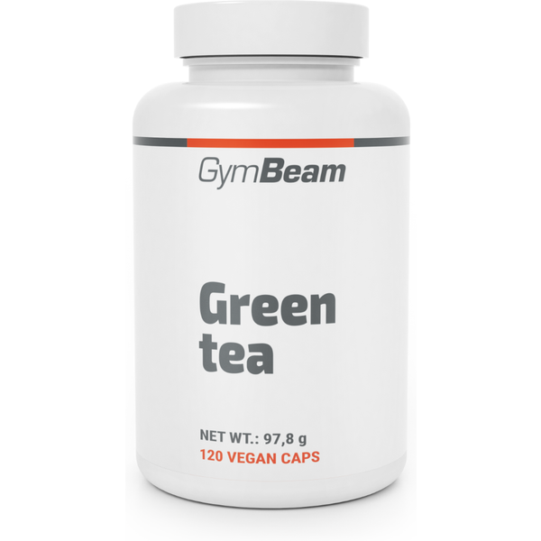 GymBeam Grüner Tee 120 Kapseln ohne Geschmack