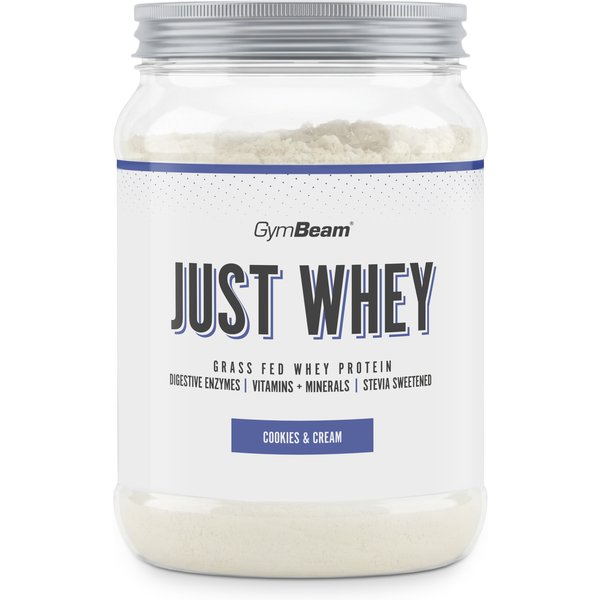 GymBeam Just Whey Protein aus Weidehaltung 500 g Cookies & Creme