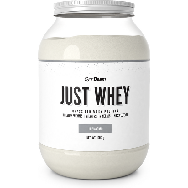 GymBeam Just Whey Protein aus Weidehaltung 1000 g ohne Geschmack