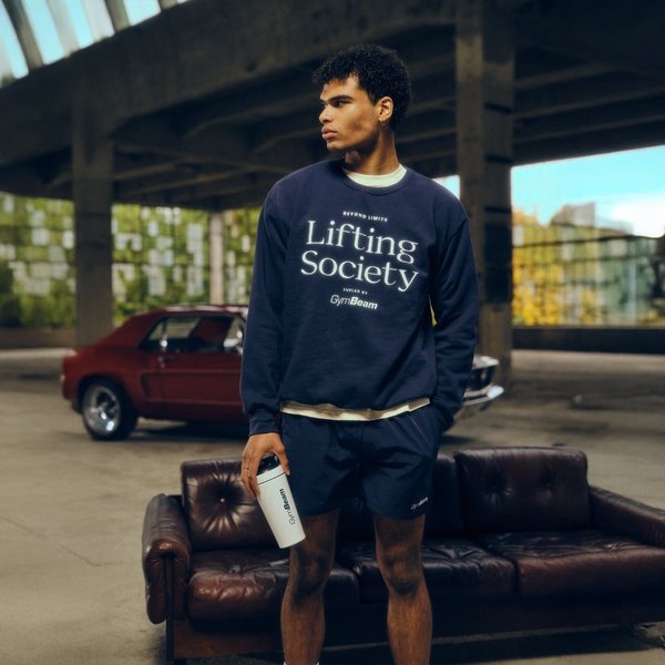 GymBeam Lifting Society Pullover in Nightfall L