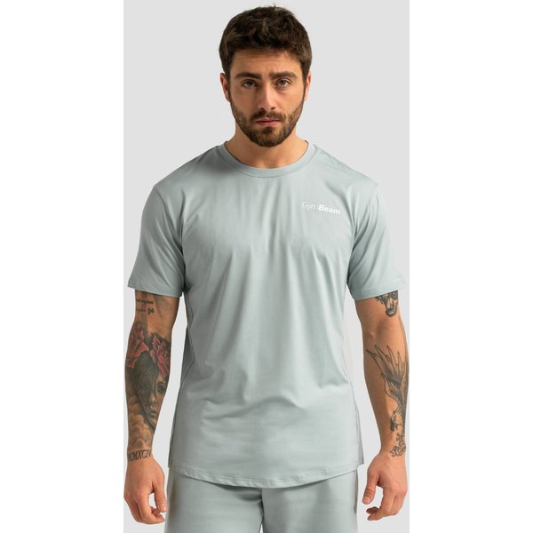 GymBeam Limitless Sports T-Shirt für Männer Eucalypt S