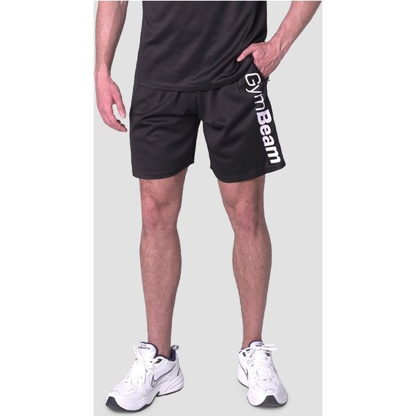 GymBeam Essence Mesh Shorts in Black L