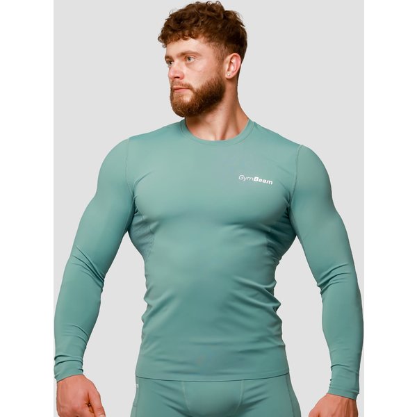 GymBeam Mid Kompressions-T-Shirt mit langen Ärmeln in Blue S