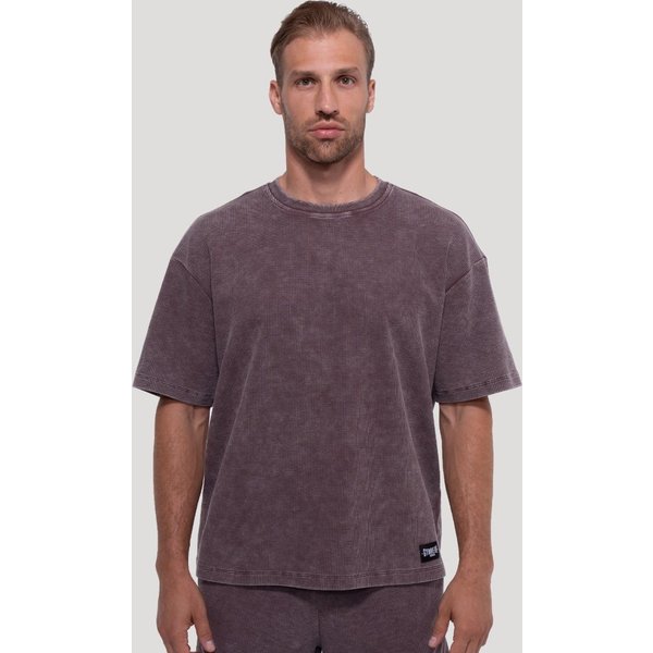 GymBeam Persistence Washed T-Shirt in Brown M