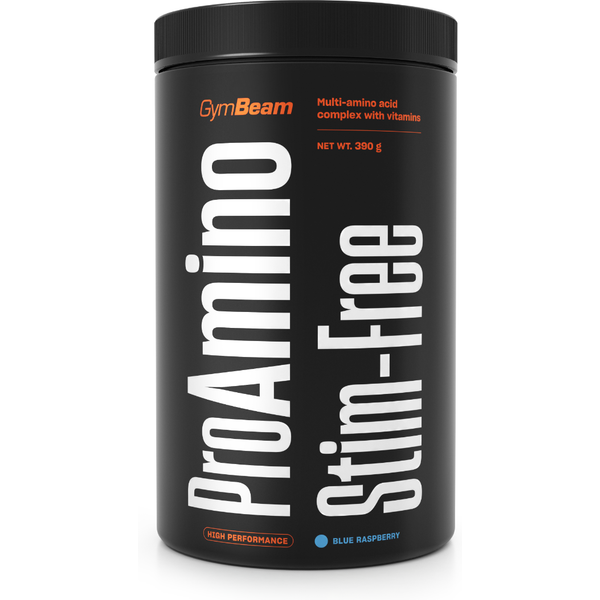GymBeam ProAMINO Stim-Free 390 g blaue Himbeere