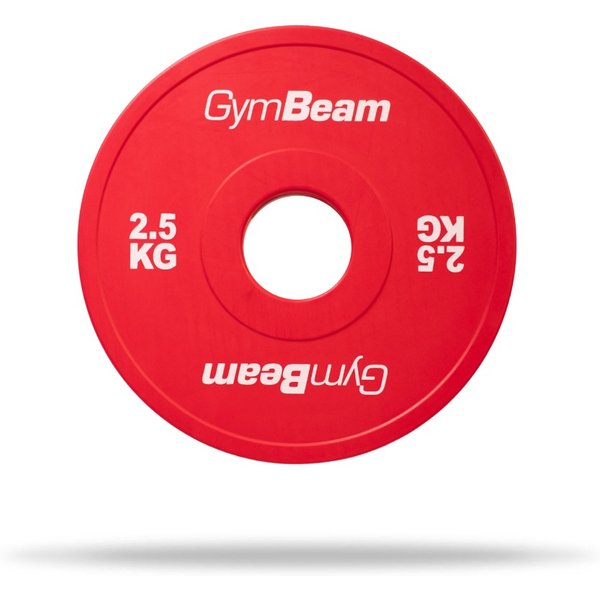 GymBeam Gummi Bruchhantelscheibe 51 mm 2.5 kg