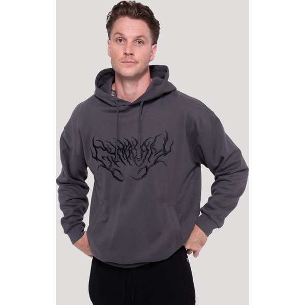 GymBeam Thorn Hoodie in Grey L