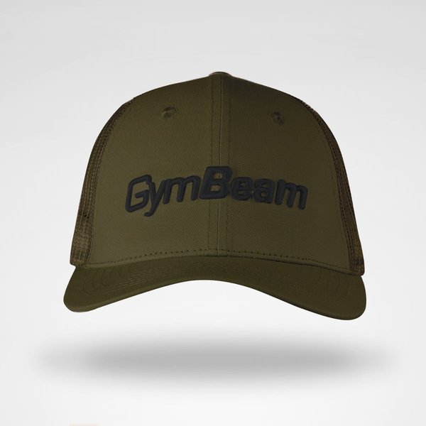 GymBeam Mesh-Panel-Cap Military Green UNI
