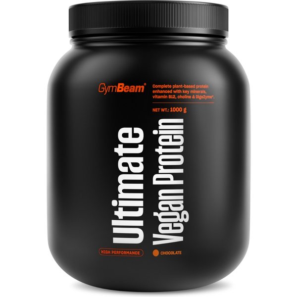 GymBeam Ultimatives veganes Protein 1000 g Schokolade