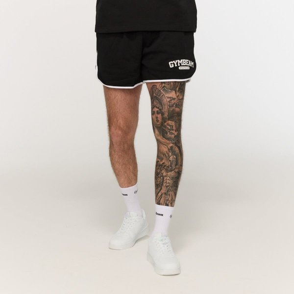 GymBeam Varsity Sweatshorts in Black S