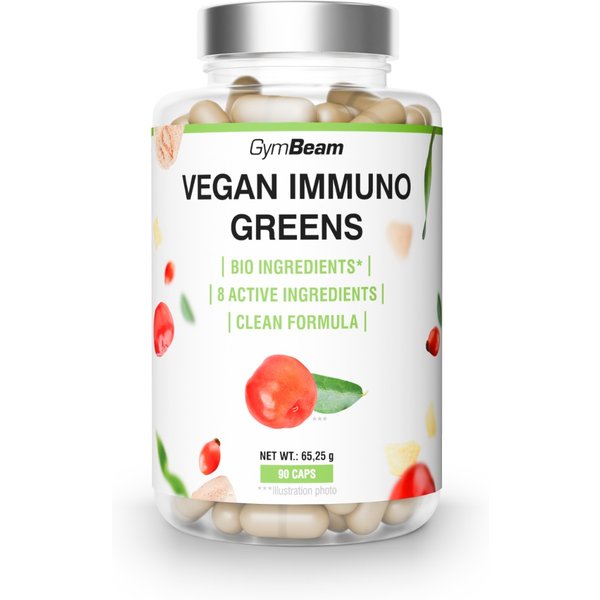 GymBeam Vegan Immuno Greens 90 Kapseln