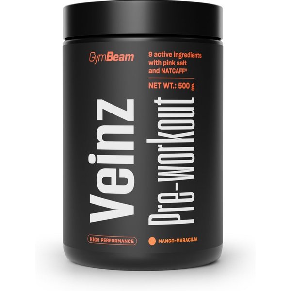 GymBeam Veinz Pre-Workout 500 g Mango Maracuja