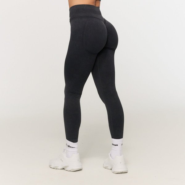 GymBeam Fierce Seamless Leggings für Frauen in Dark Grey M