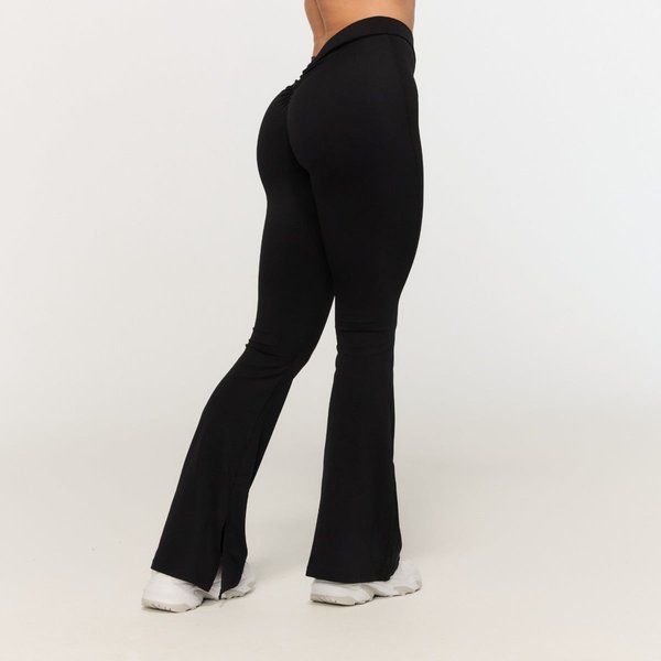 GymBeam Fierce V-Back Leggings für Frauen in Black S