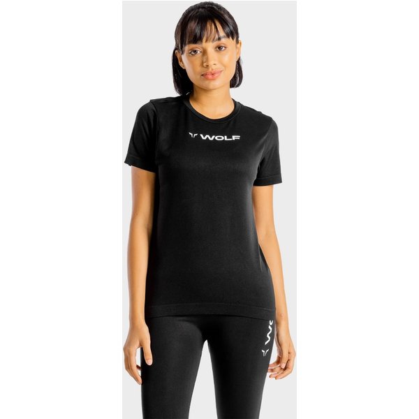 SQUATWOLF Women‘s T-shirt Primal Onyx S