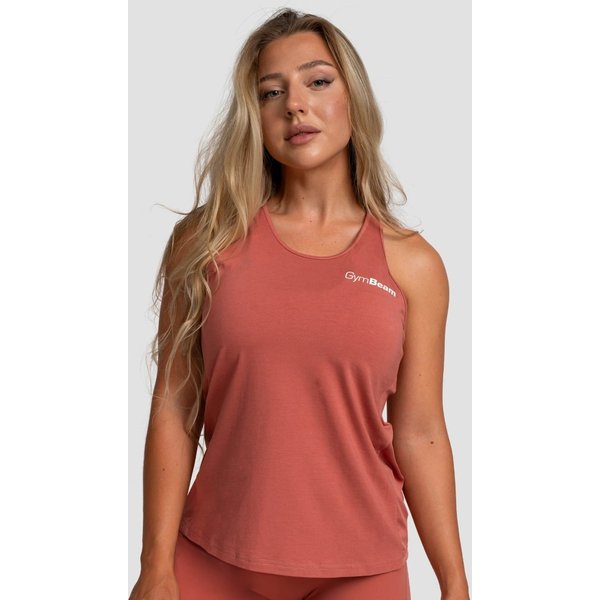 GymBeam Limitless Tank-Top für Frauen in Cinnamon S