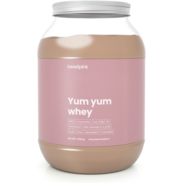 BeastPink Protein Yum Yum Whey 1000 g Schokolade Haselnuss