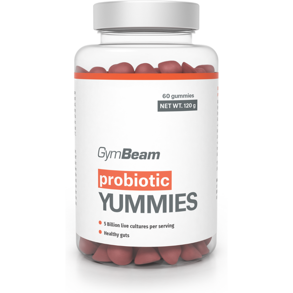 GymBeam Probiotika Yummies 60 Kapseln Kirsche