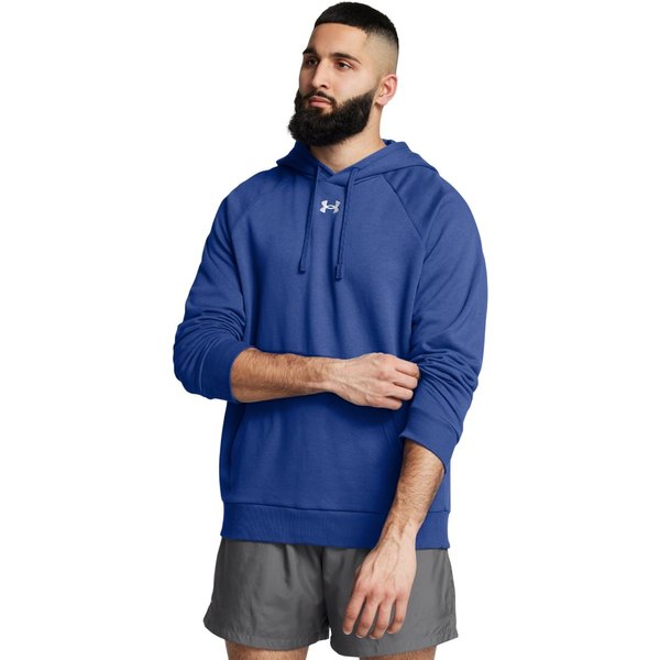 Under Armour Bluza z kapturem UA Rival Fleece Blue S